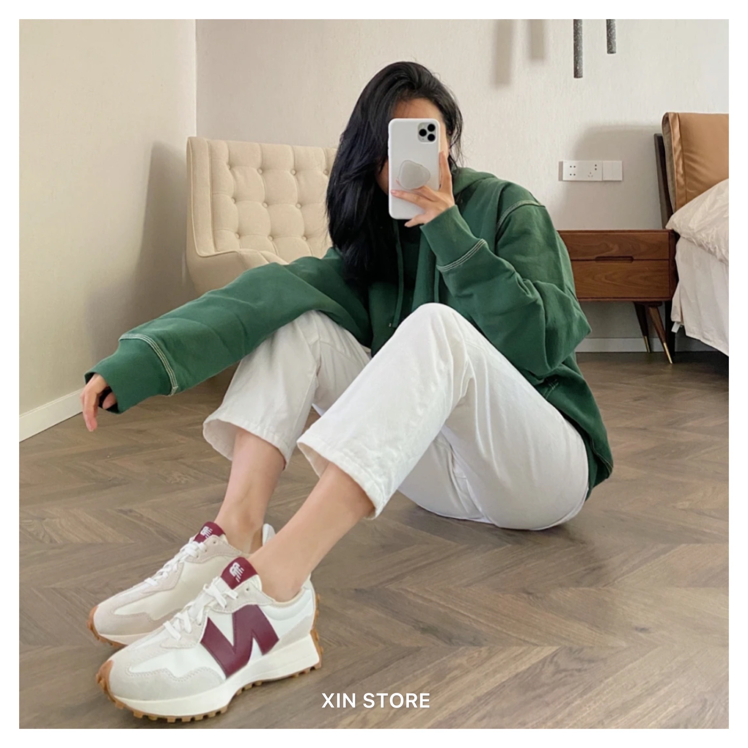 【現貨】New Balance NB 327 復古 厚底 麂皮 休閒鞋 慢跑鞋 復古酒紅 #女款