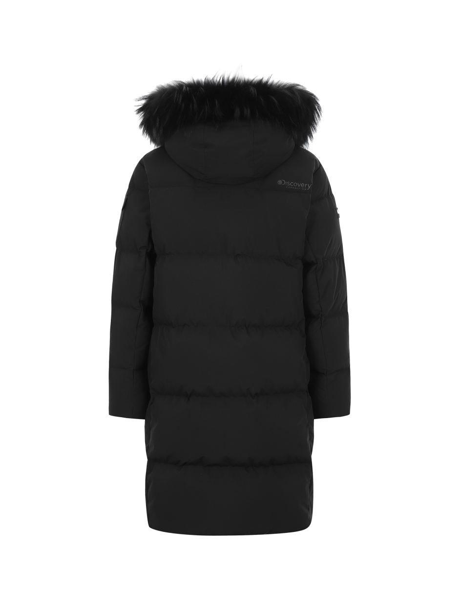 Discovery Gosh 鵝絨長款外套 大衣 黑色 男款