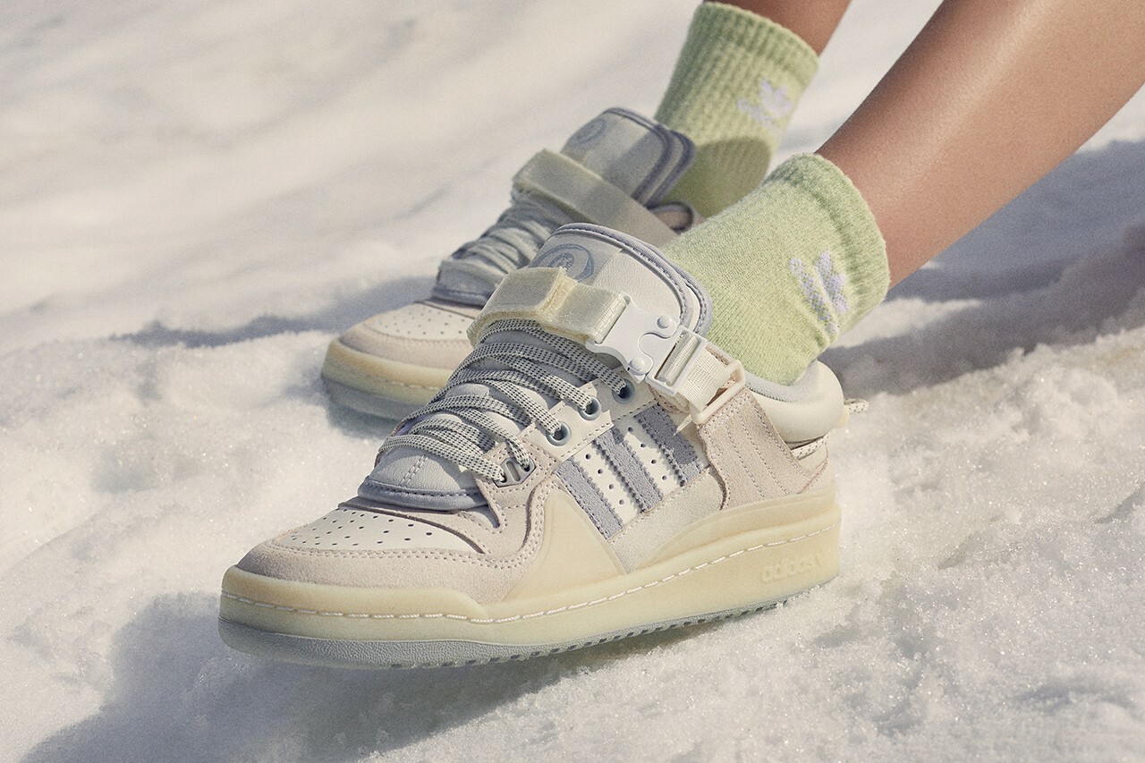 ADIDAS X BAD BUNNY FORUM LOW 聯名款米白壞痞兔男女鞋HQ2153 [海外代