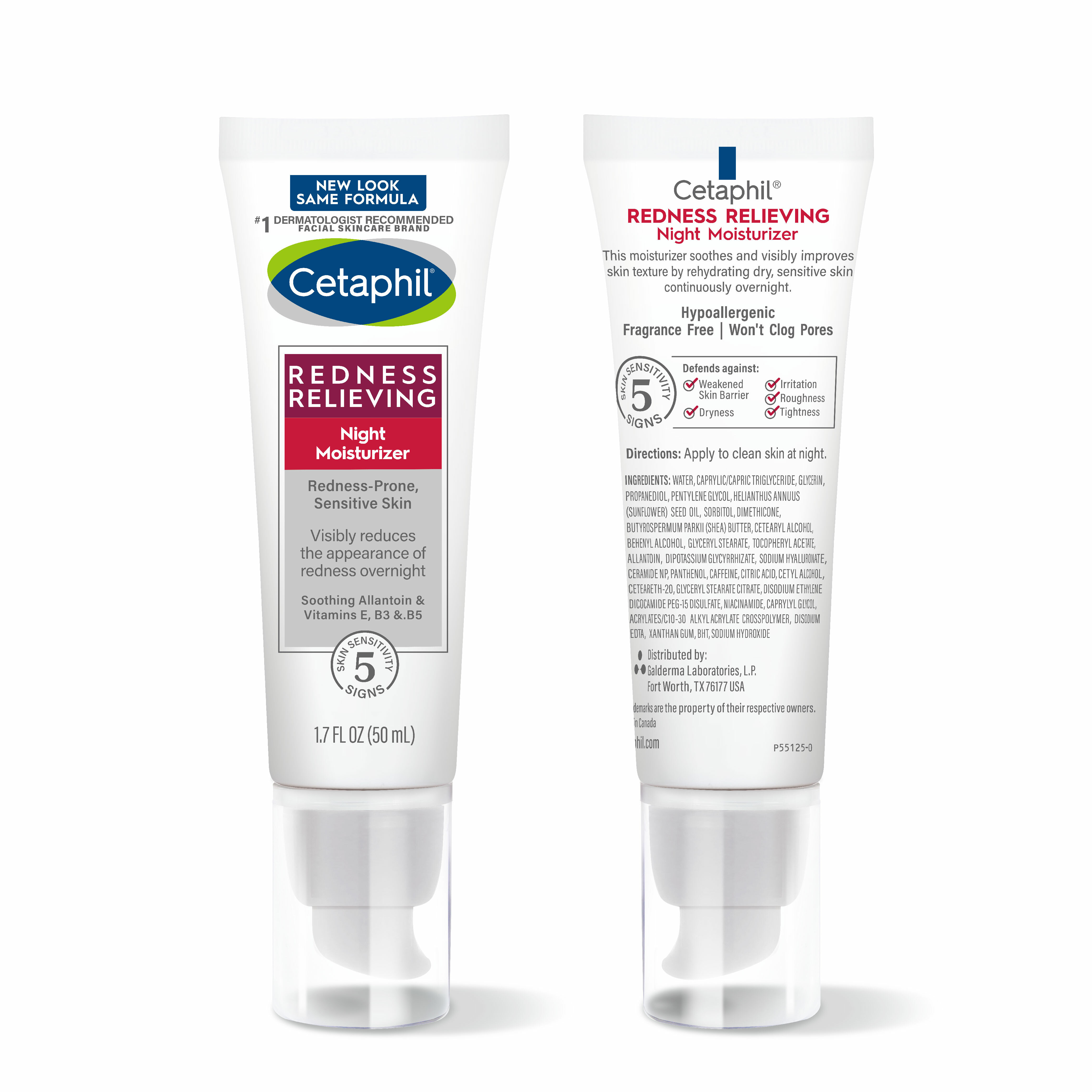 【Cetaphil 舒特膚】Redness加強舒敏修護霜 50g