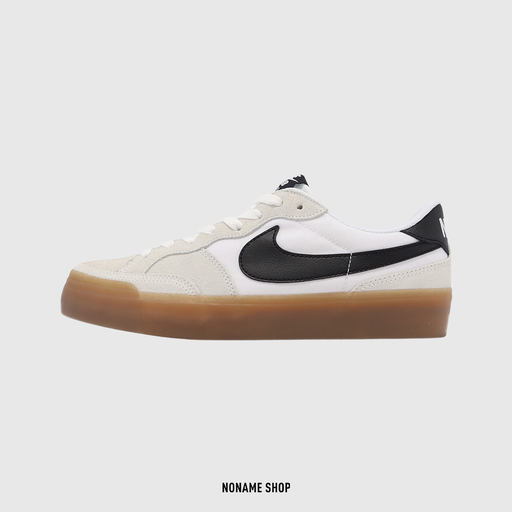 NIKE SB Zoom Pogo Plus 膠底 異材質 滑板鞋 米灰 (女款)