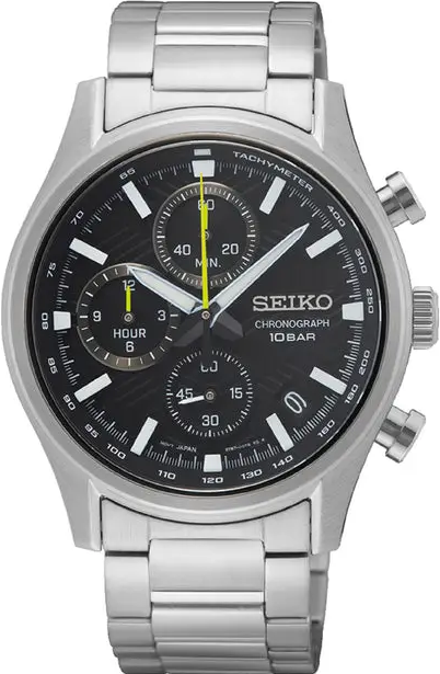 萬年鐘錶 - SEIKO   CS 系列 三眼計時男錶  SSB419P1  /  8T67-00S0D   錶徑39.5MM