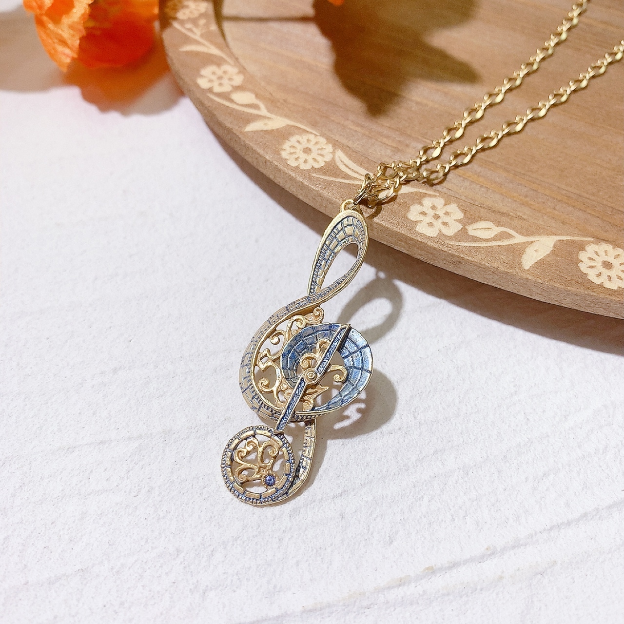 Palnart Poc 音符星盤頸鏈