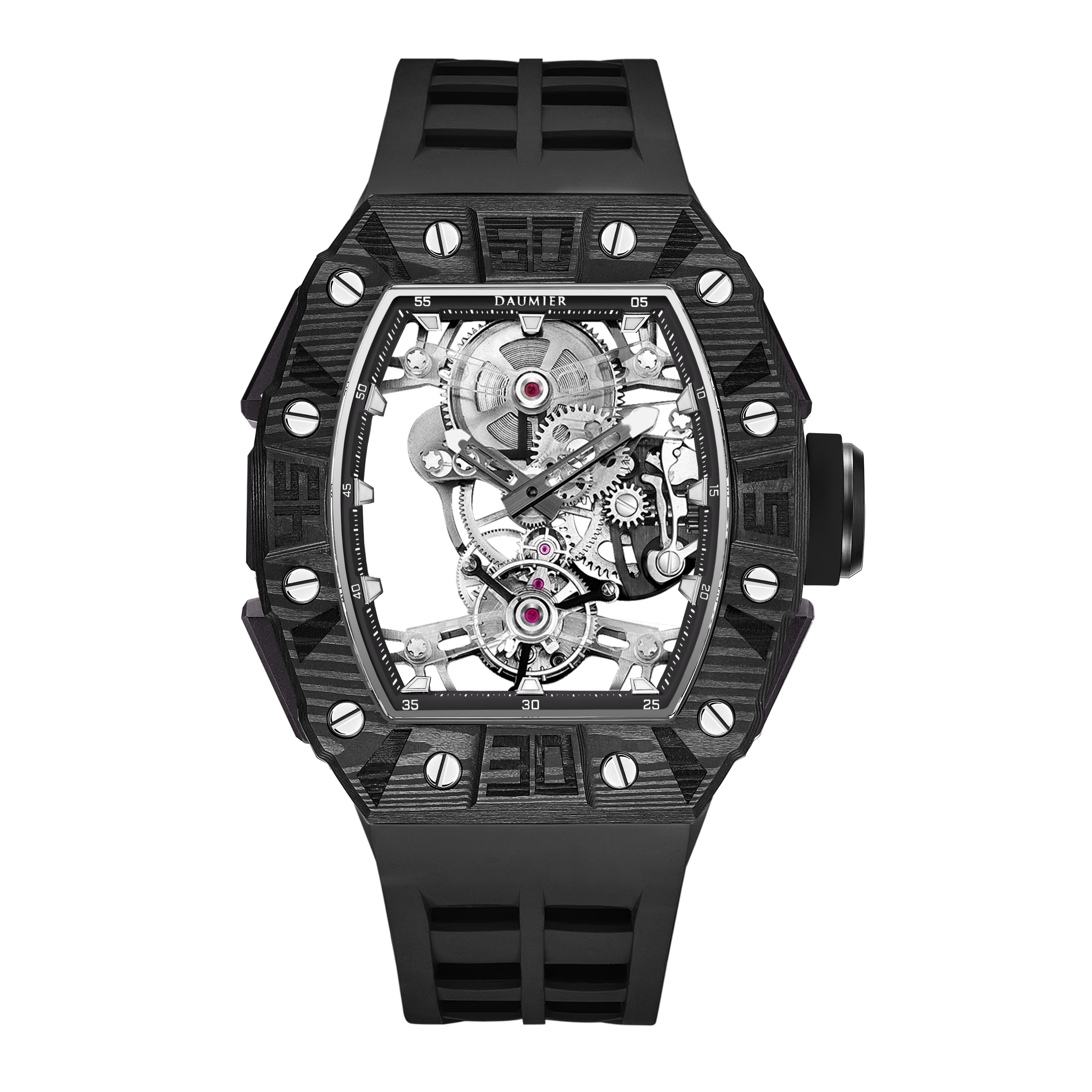 DAUMIER DMT01A5 碳纖維 藍寶石錶面 陀飛輪手錶