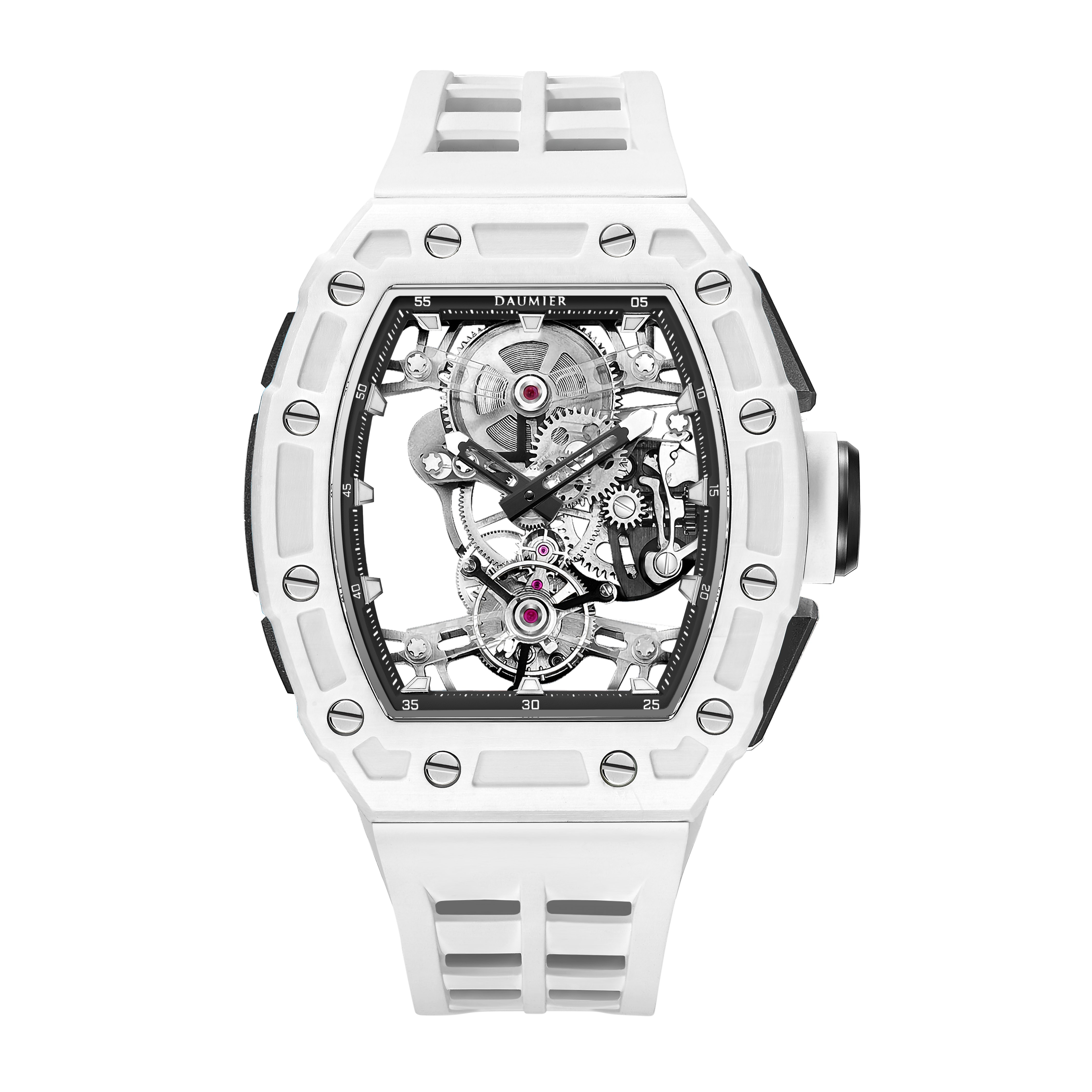 DAUMIER DMT02A3W 碳纖維 藍寶石錶面 夜光 陀飛輪手錶