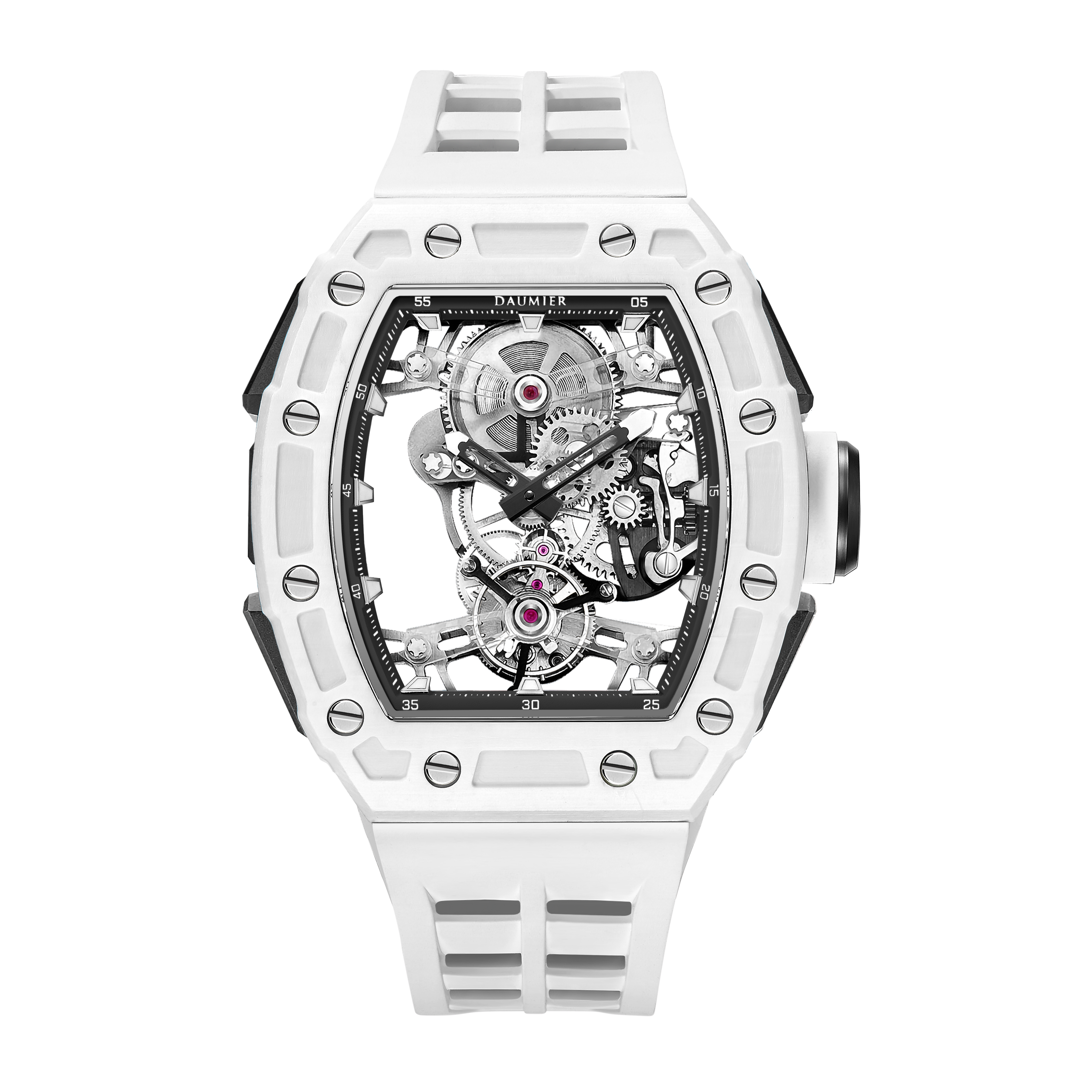 DAUMIER DMT02A5W 碳纖維 藍寶石錶面 夜光 陀飛輪手錶