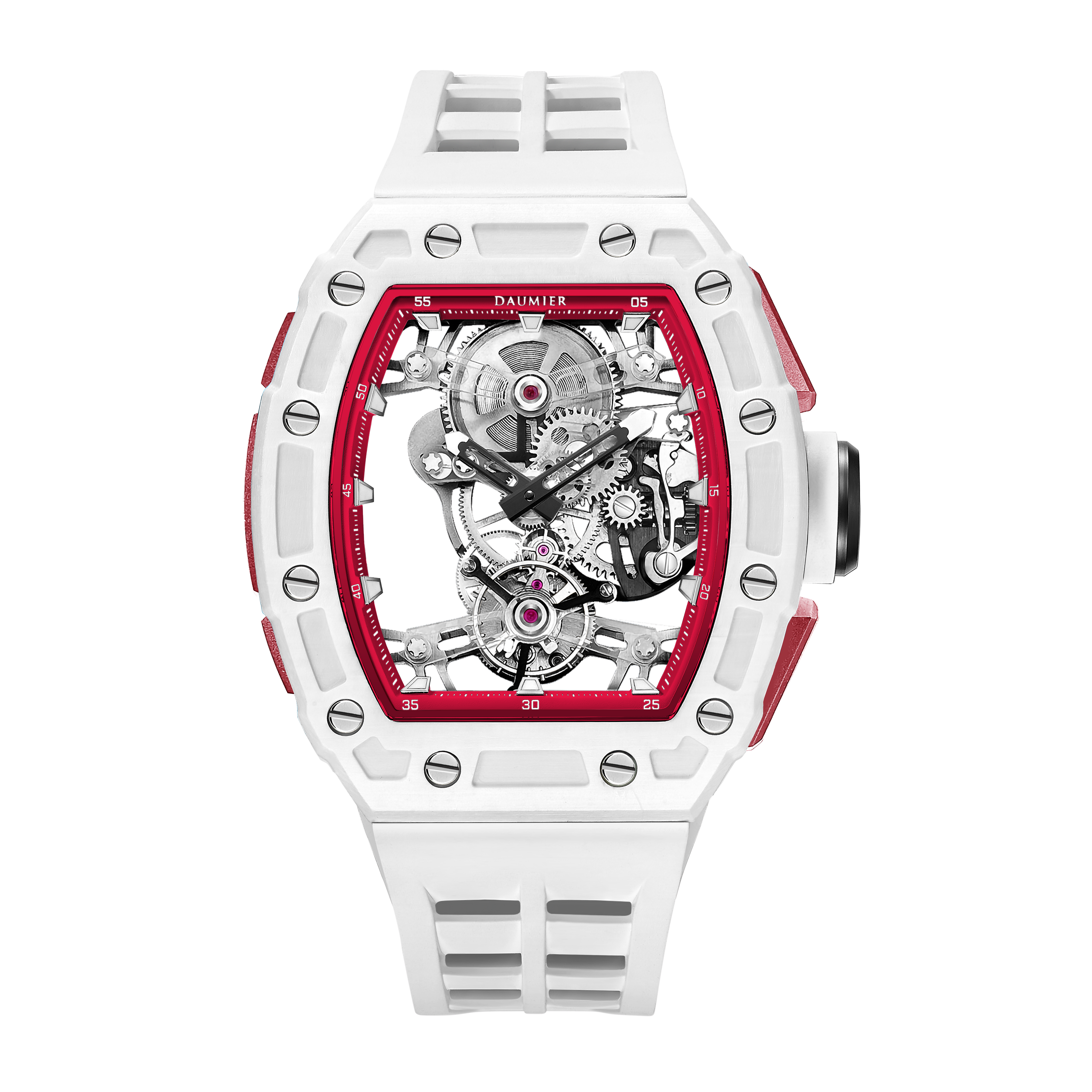 DAUMIER DMT02C3W 碳纖維 藍寶石錶面 夜光 陀飛輪手錶