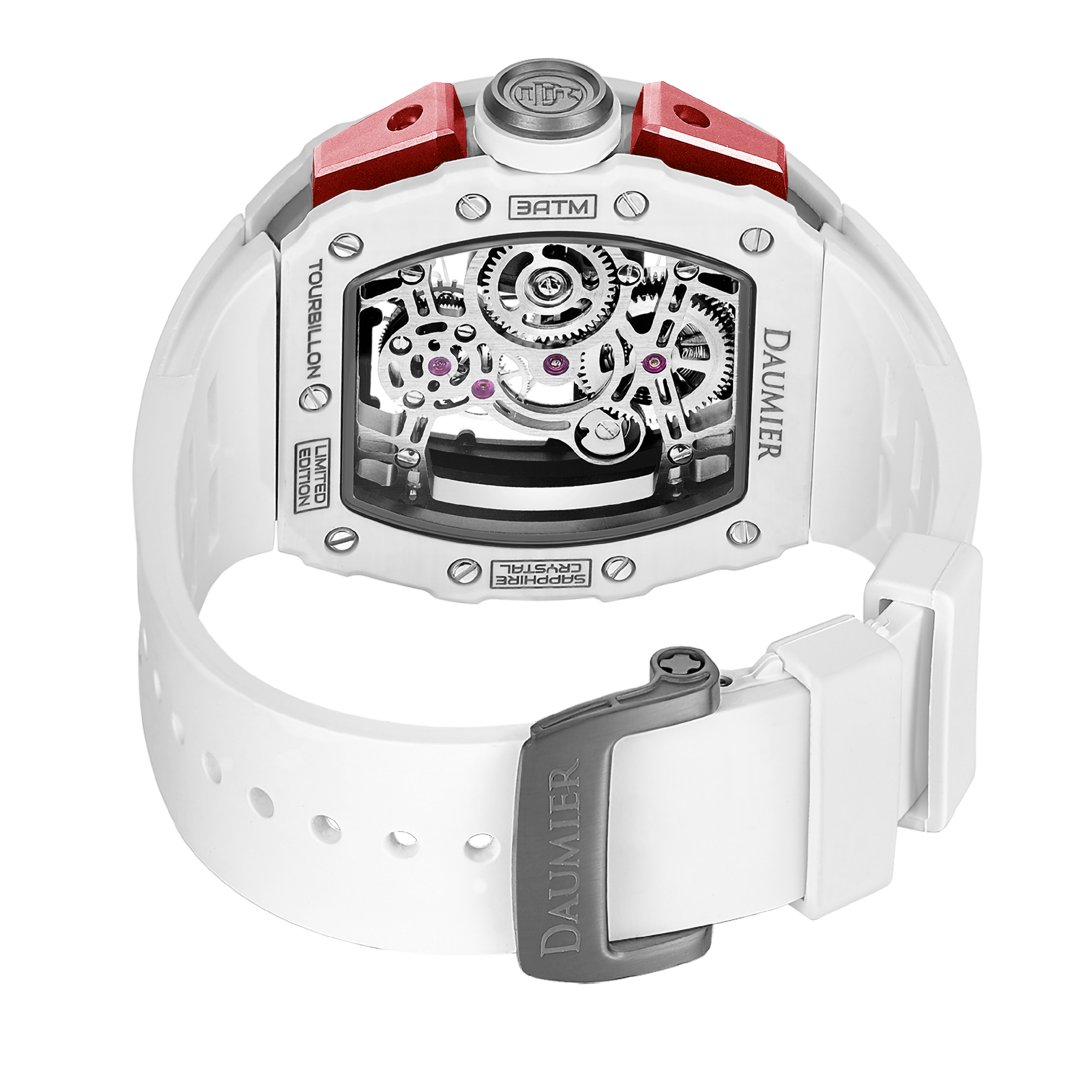 DAUMIER DMT02C5W 碳纖維 藍寶石錶面 夜光 陀飛輪手錶