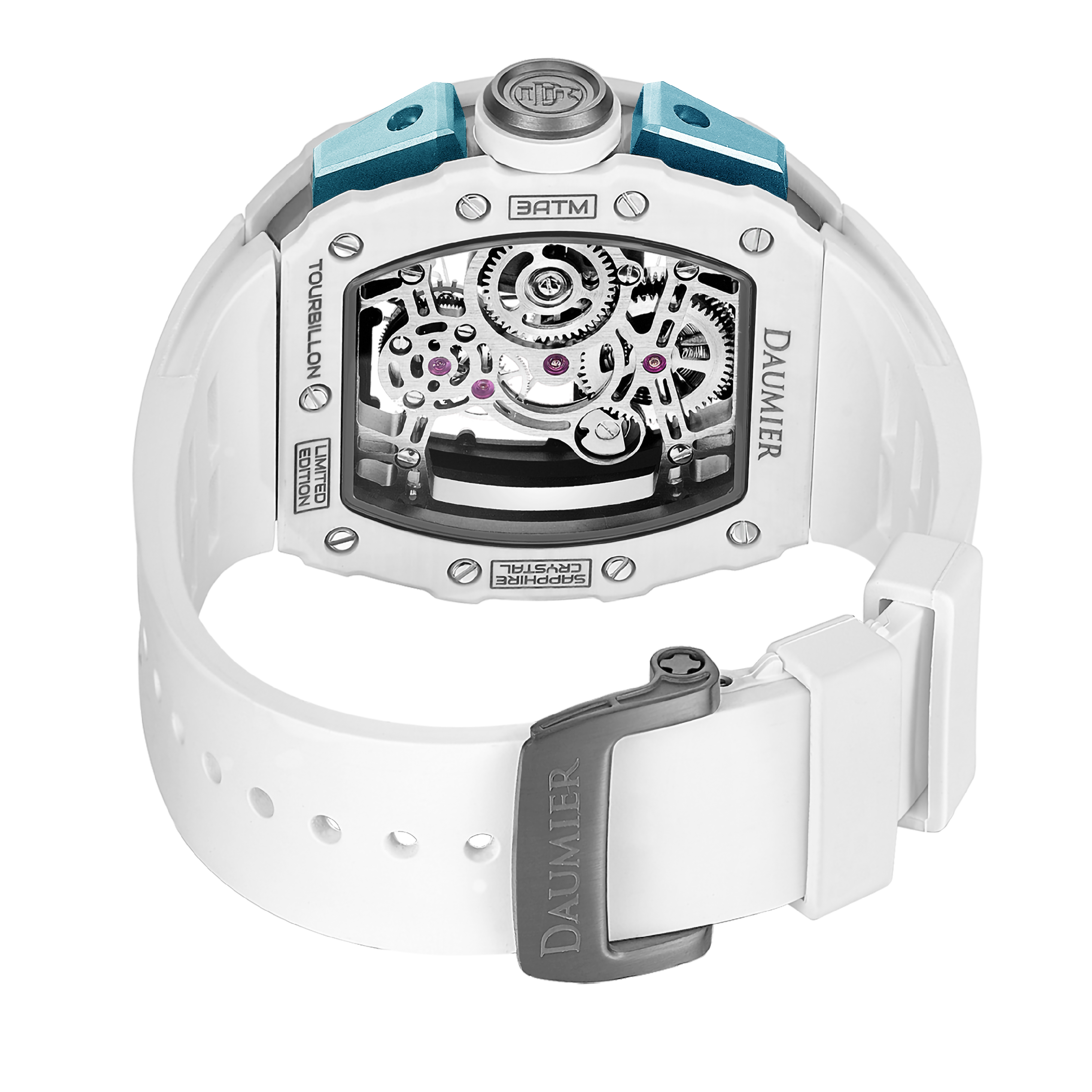 DAUMIER DMT02D3W 碳纖維 藍寶石錶面 夜光 陀飛輪手錶