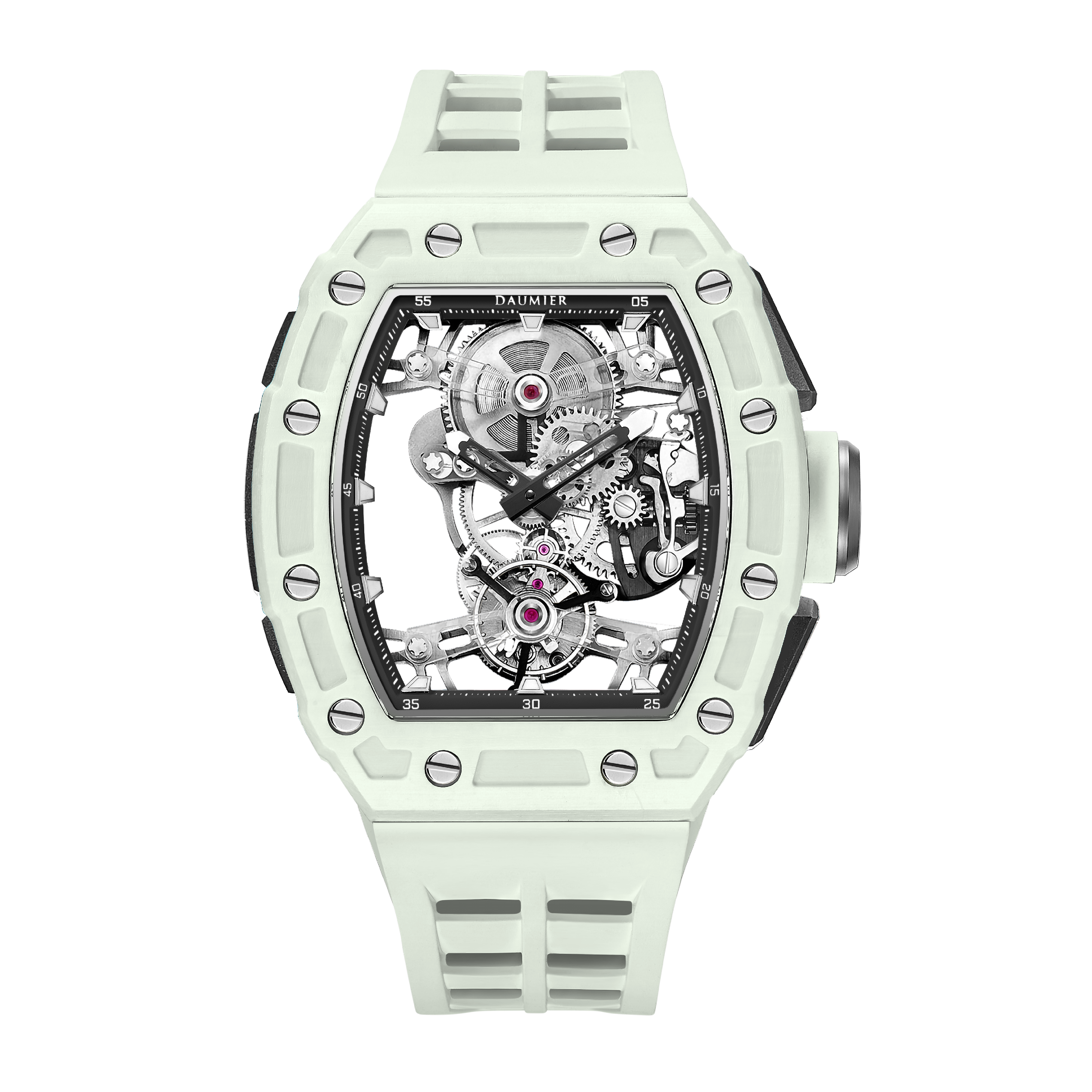 DAUMIER DMT02A3WL 碳纖維 藍寶石錶面 陀飛輪手錶