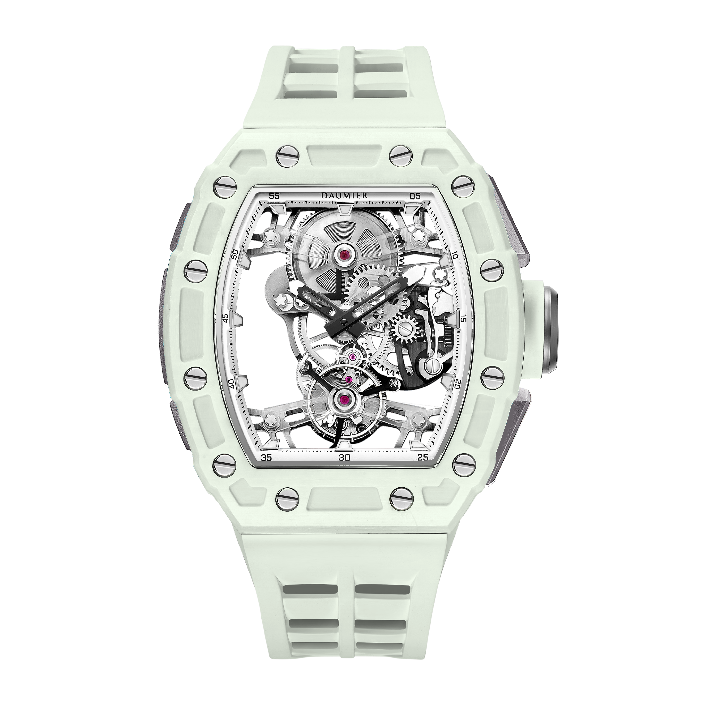 DAUMIER DMT02B3WL 碳纖維 藍寶石錶面 陀飛輪手錶
