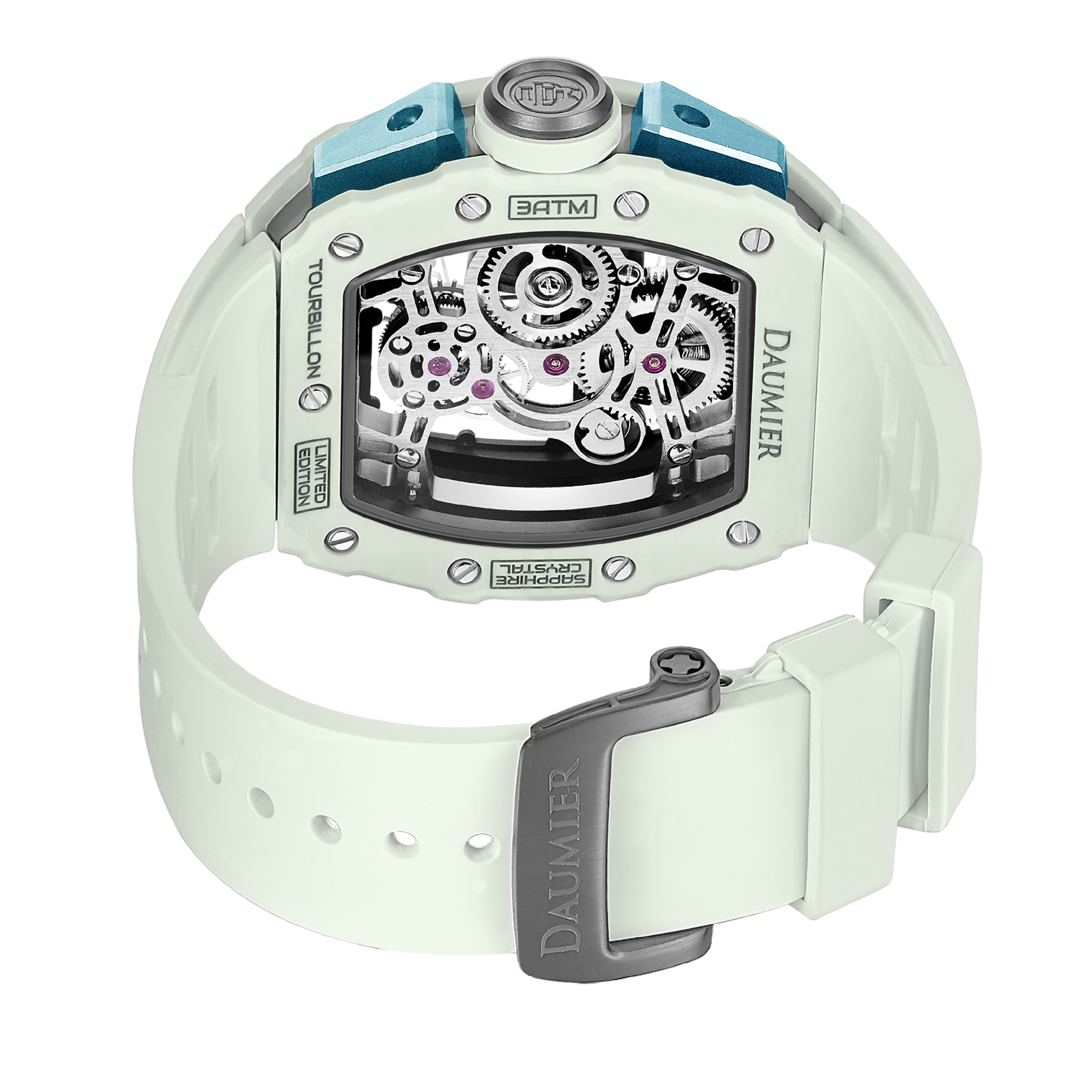 DAUMIER DMT02D5WL 碳纖維 藍寶石錶面 陀飛輪手錶