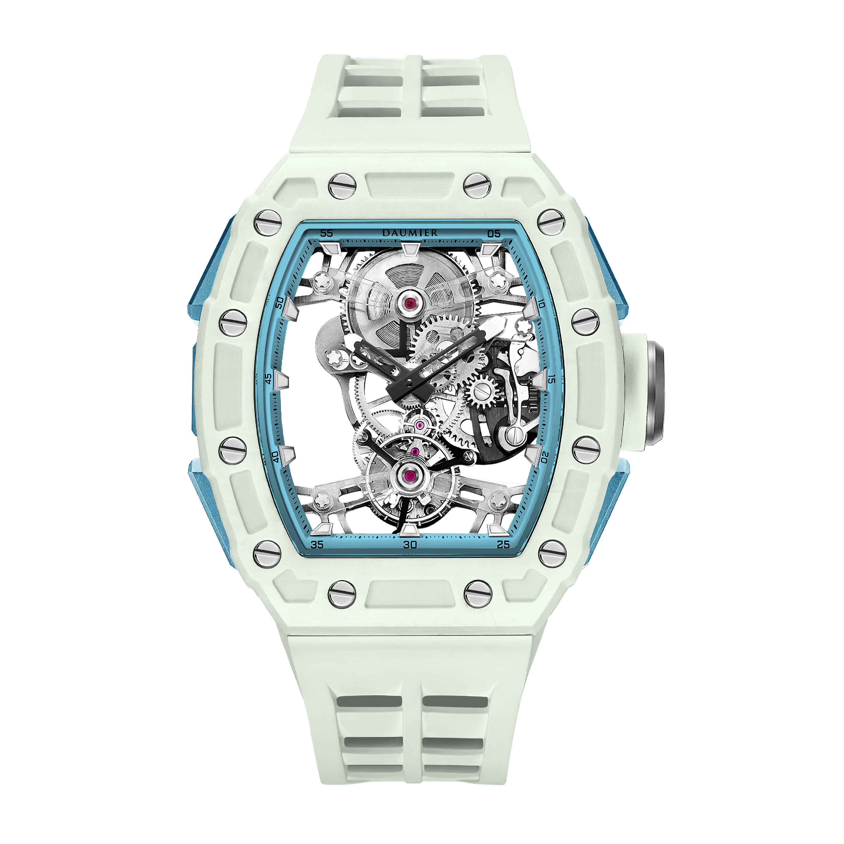 DAUMIER DMT02D5WL 碳纖維 藍寶石錶面 陀飛輪手錶