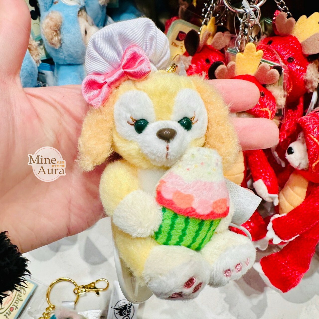 下午茶系列 可琦安 餅乾 CookieAnn 坐姿 吊飾 鑰匙圈 -上海迪士尼樂園