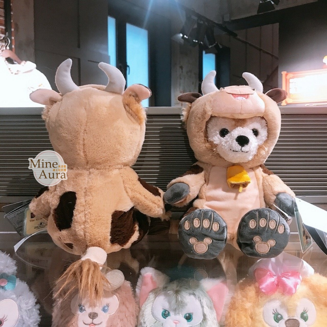 十二生肖 達菲 Duffy 牛 變裝造型 娃娃 玩偶 -上海迪士尼樂園