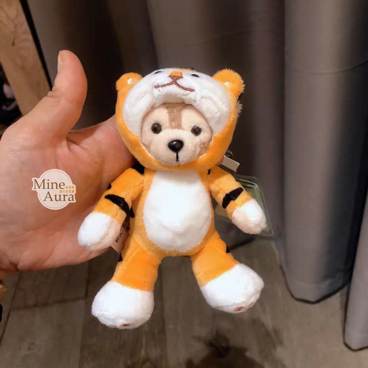 十二生肖 達菲 Duffy 老虎 變裝造型 鑰匙圈 吊飾 -上海迪士尼樂園