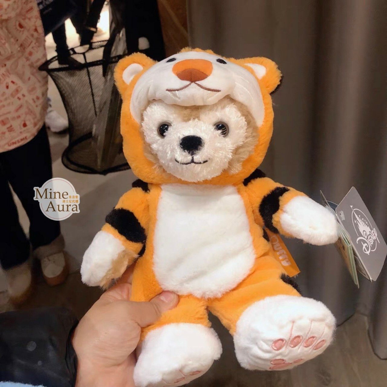 十二生肖 達菲 Duffy 老虎 變裝造型 娃娃 玩偶 -上海迪士尼樂園