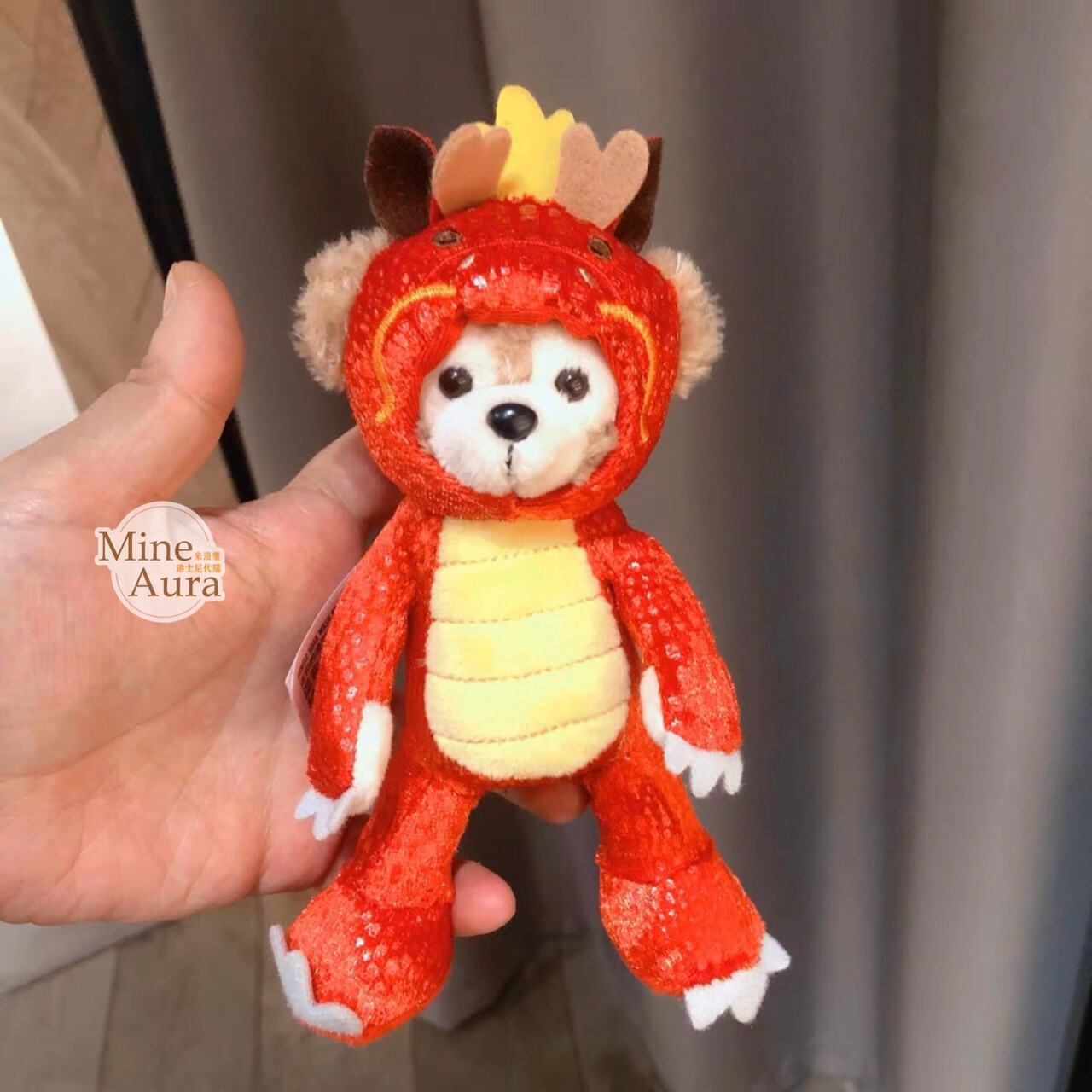 十二生肖 達菲 Duffy 龍 變裝造型 鑰匙圈 吊飾 -上海迪士尼樂園