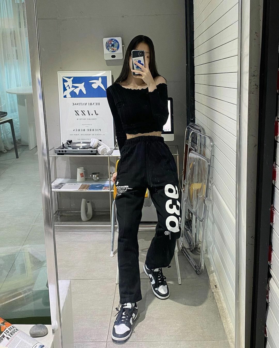 [939] 939 LOGO SWEAT PANTS (BLACK)