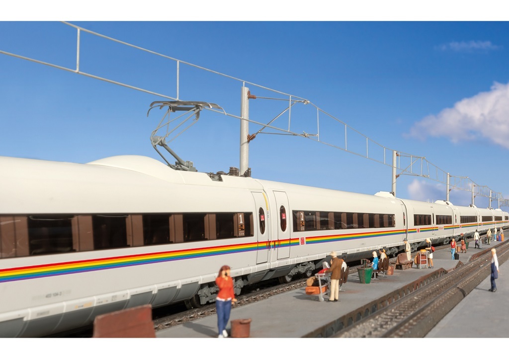 Marklin 43739 HO ICE3 Railbow Add-On Car Set