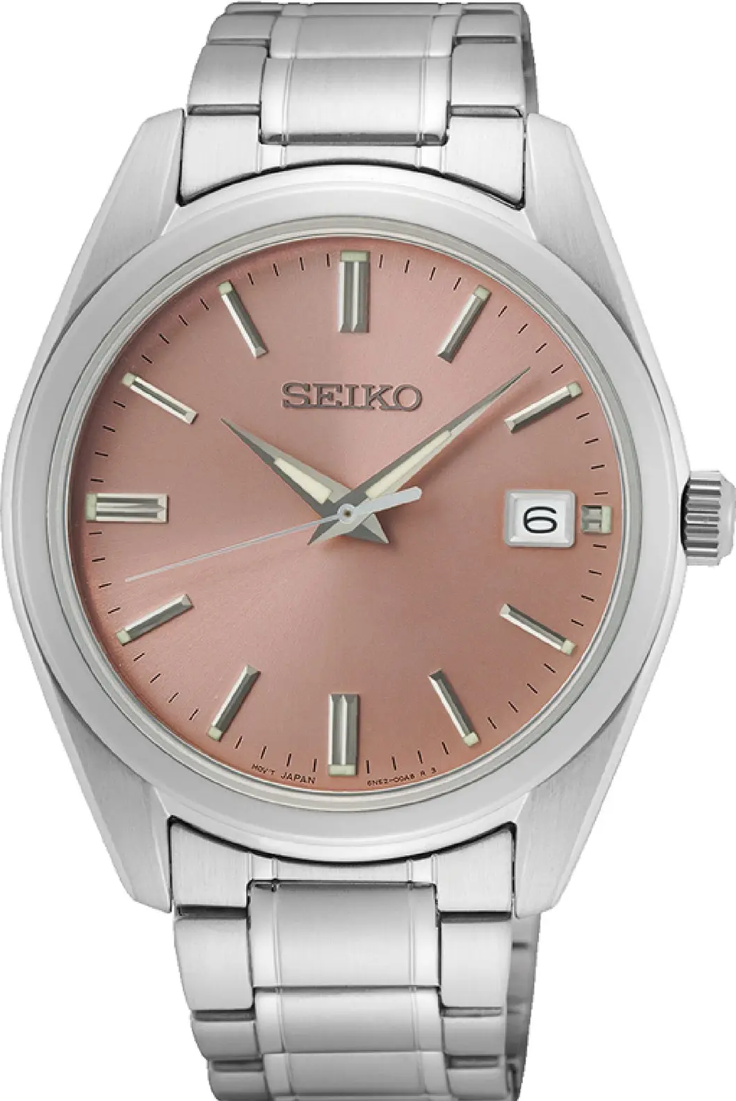萬年鐘錶 - SEIKO   CS 系列  香檳色面盤經典簡約男錶 SUR523P1 / 6N52-00A0P  錶徑40.2MM