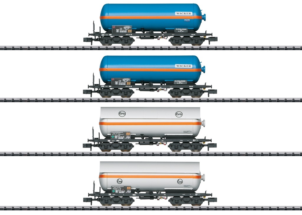 Minitrix 15538 N "Compressed Gas Tank Car" Car Set