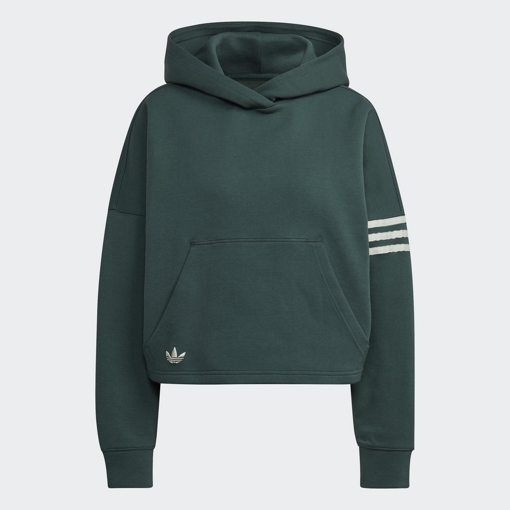 ADIDAS ADICOLOR HOODIE 女 連帽T恤 綠HS6772 DEC