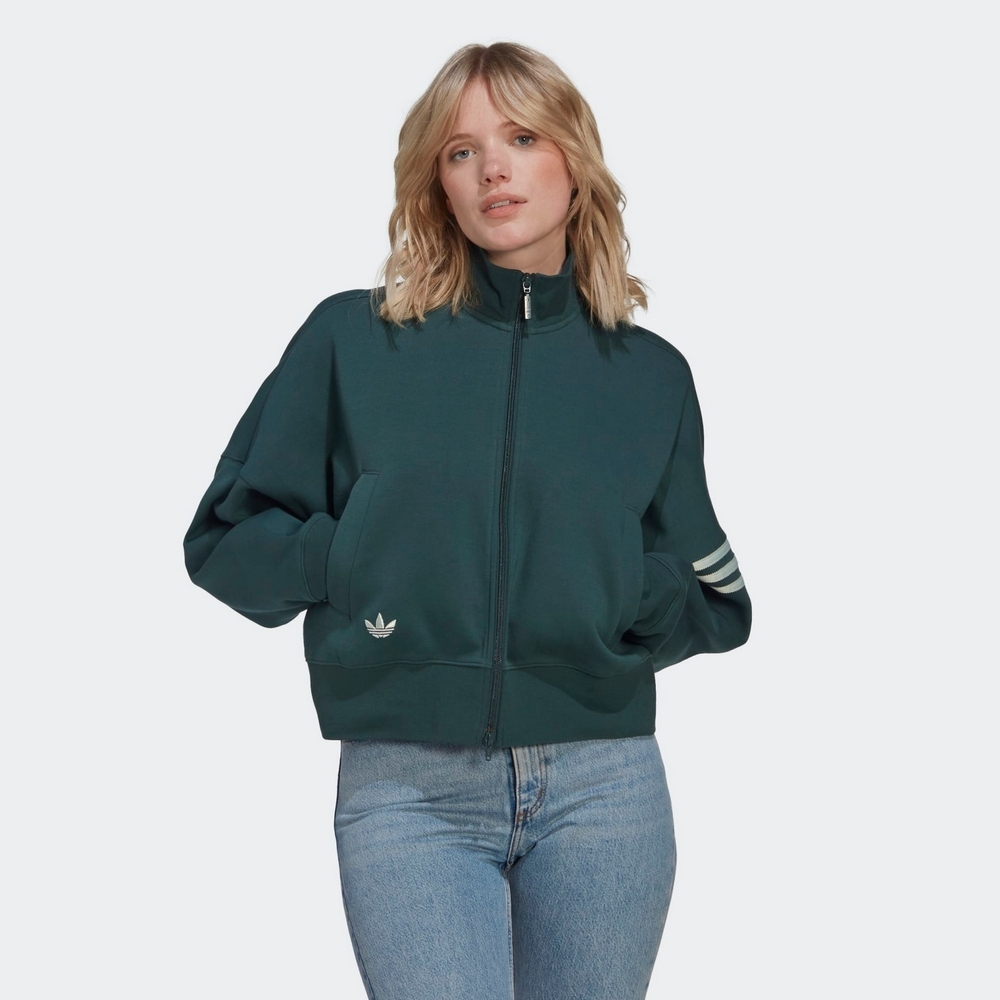 ADIDAS ADICOLOR TRACKTOP 女 外套 綠HS6775 DEC