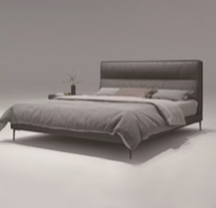 義式極簡軟包床 AOZ-MK922