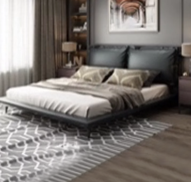 義式極簡皮床 AOZ-JK003