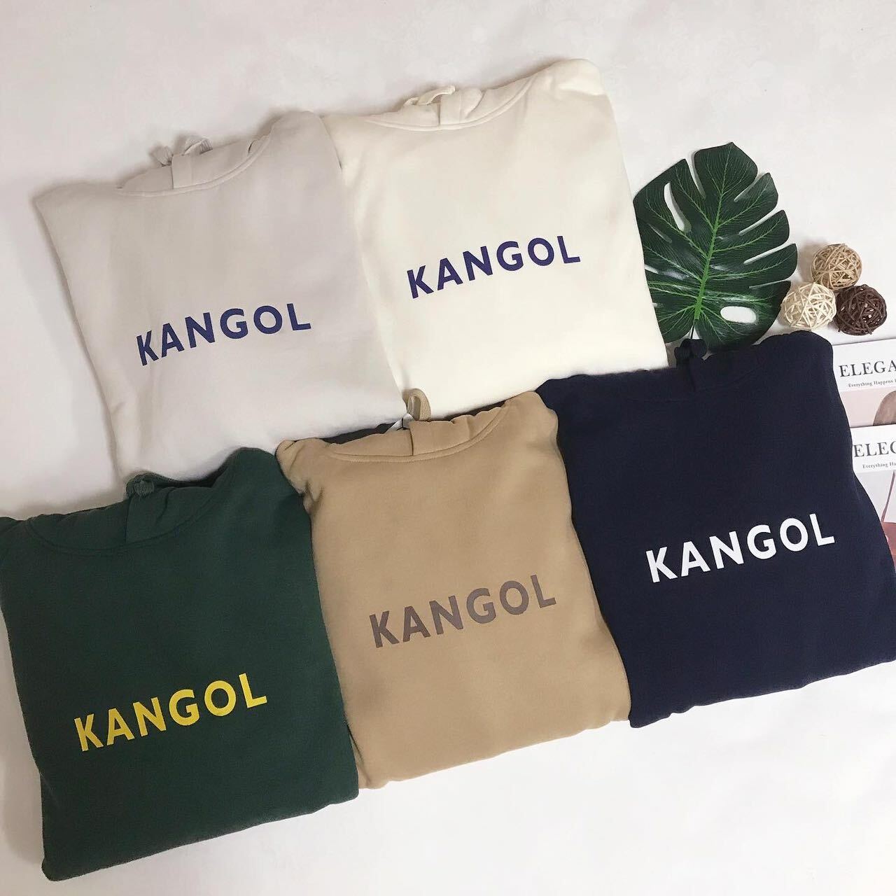 KANGOL BACK PRINT HOODIES