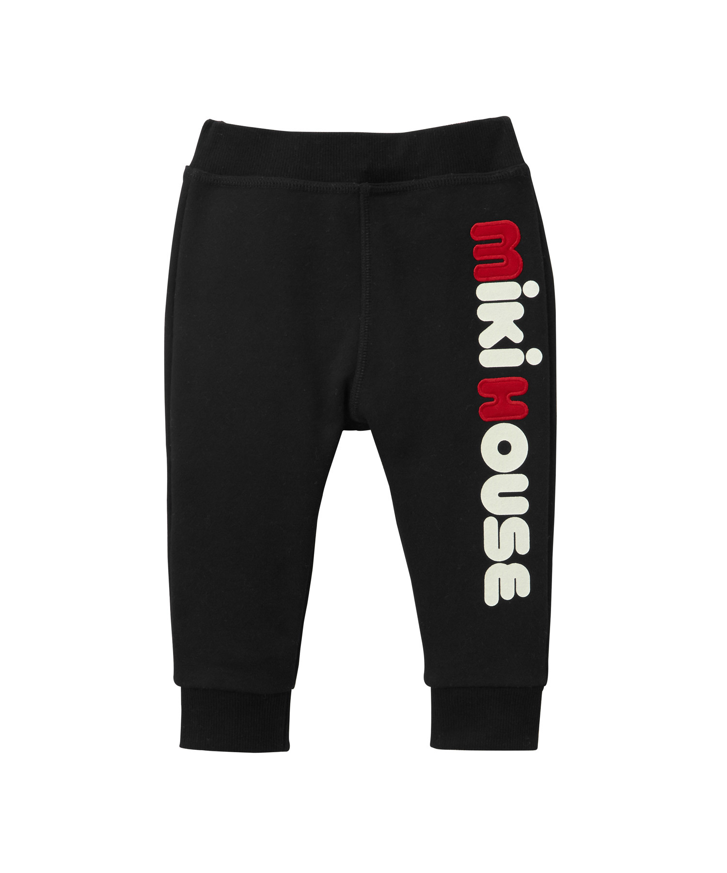 縱向LOGO運動褲黑色