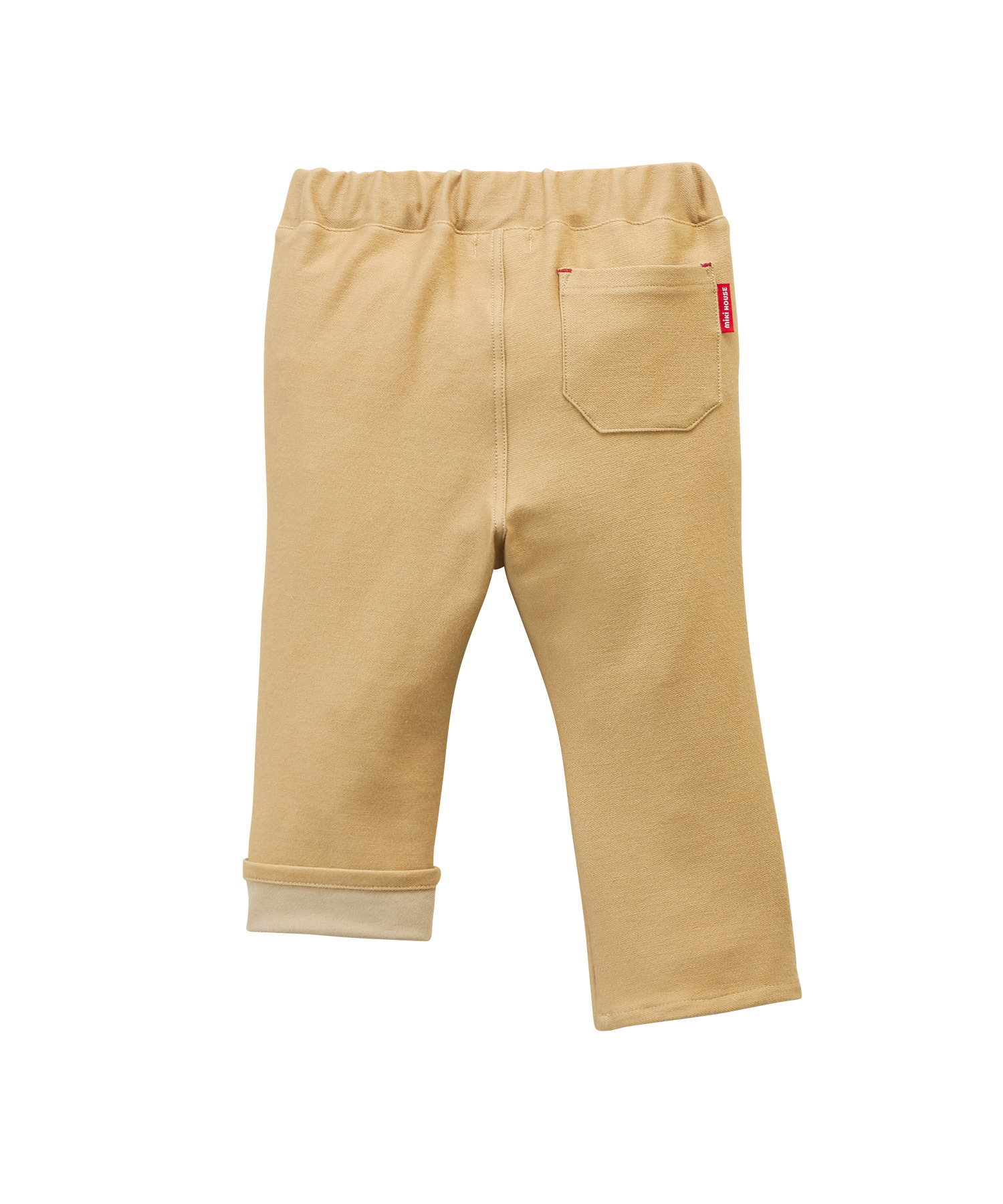 普奇彈力牛仔長褲淺褐色