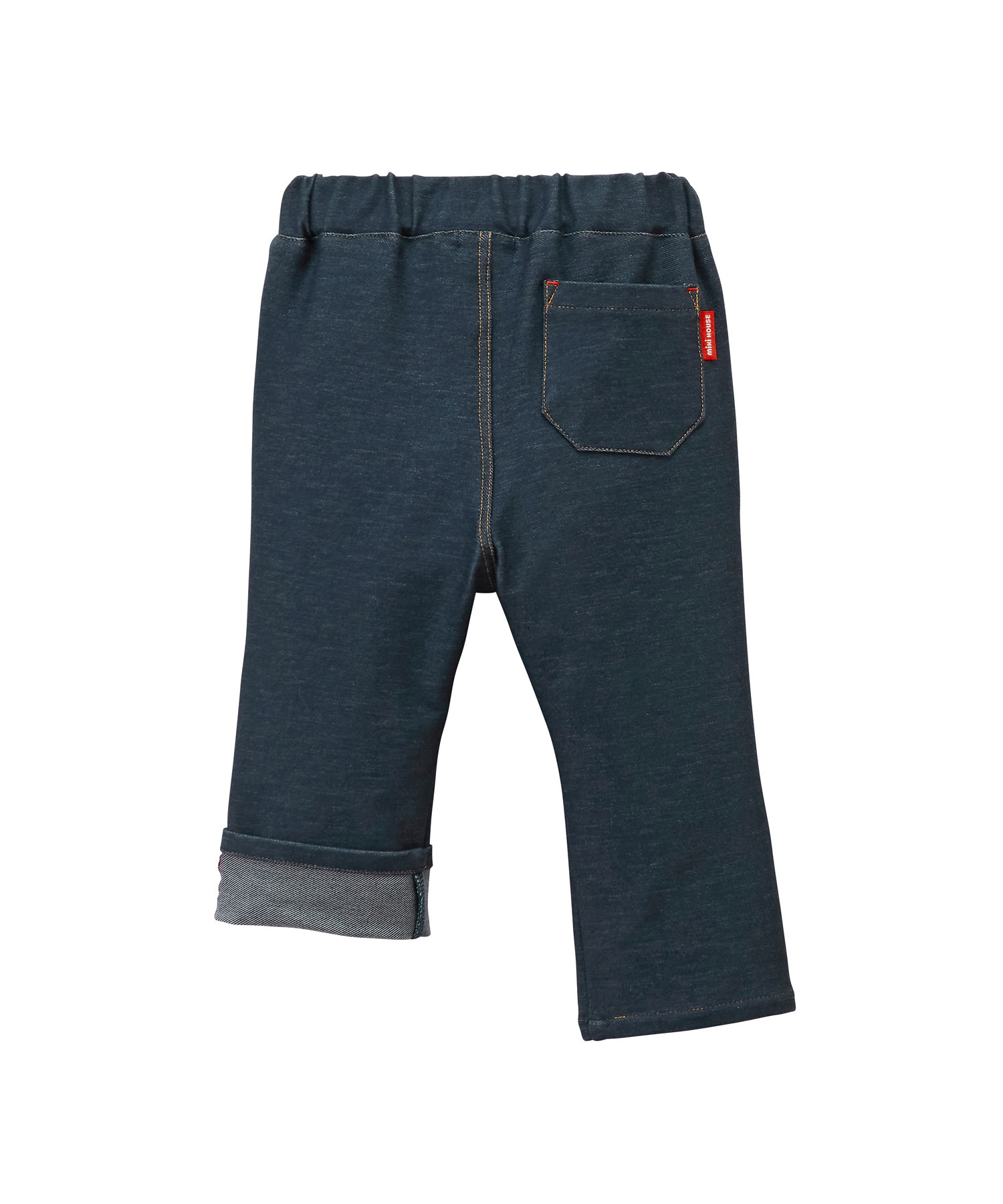 普奇彈力牛仔長褲靛藍色