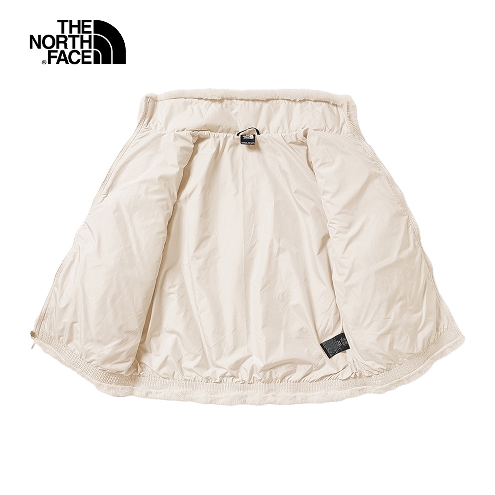 代購 THE NORTH FACE女 保暖寬鬆 抓絨外套 白 NF0A7QSNN3N DEC