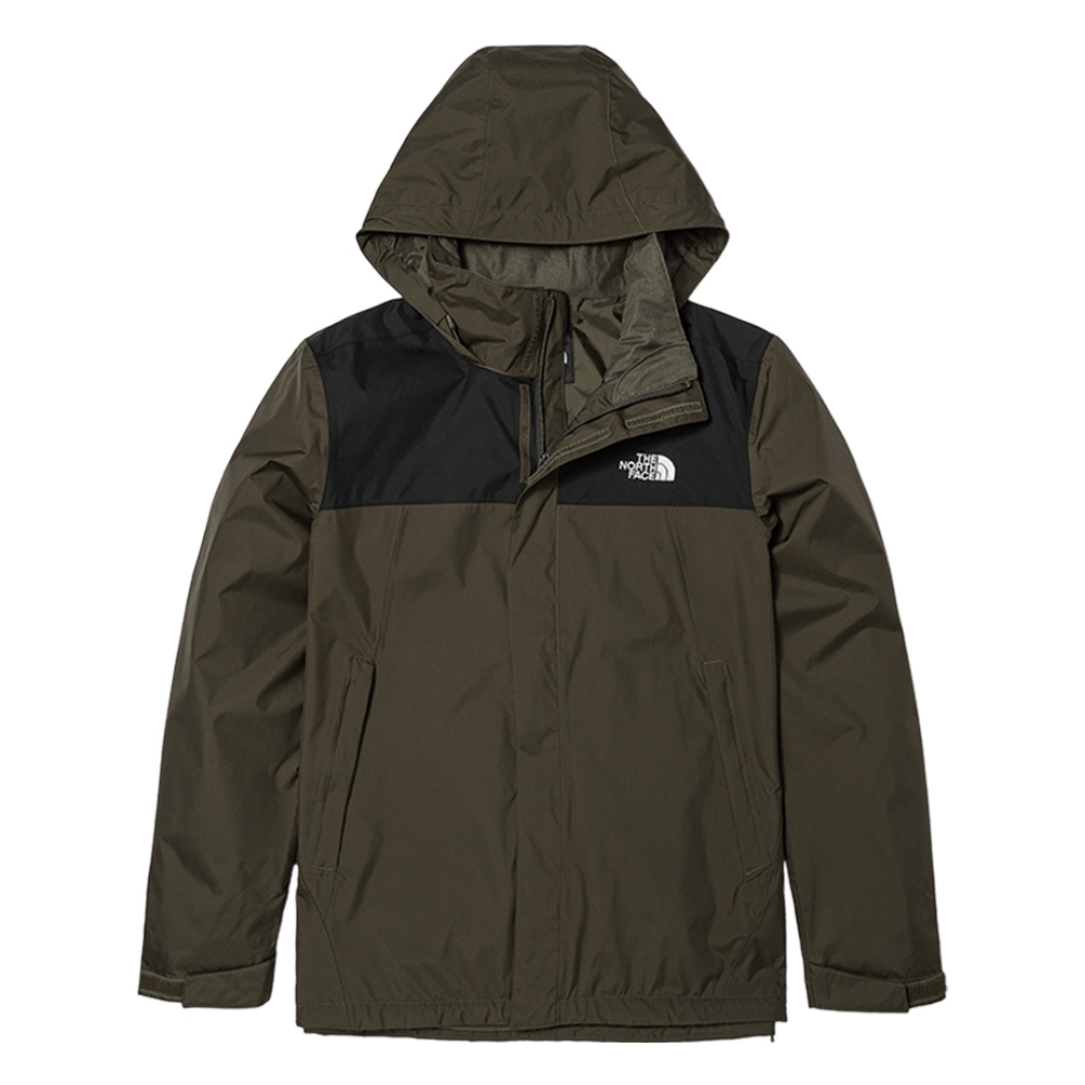代購 THE NORTH FACE男 防水透氣 可收納 連帽寬鬆衝鋒衣 墨綠NF0A4UAUBQW DEC