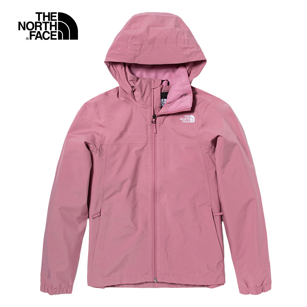 代購 THE NORTH FACE女 防水透氣連帽衝鋒衣 粉紫 NF0A5AZZZCF DEC