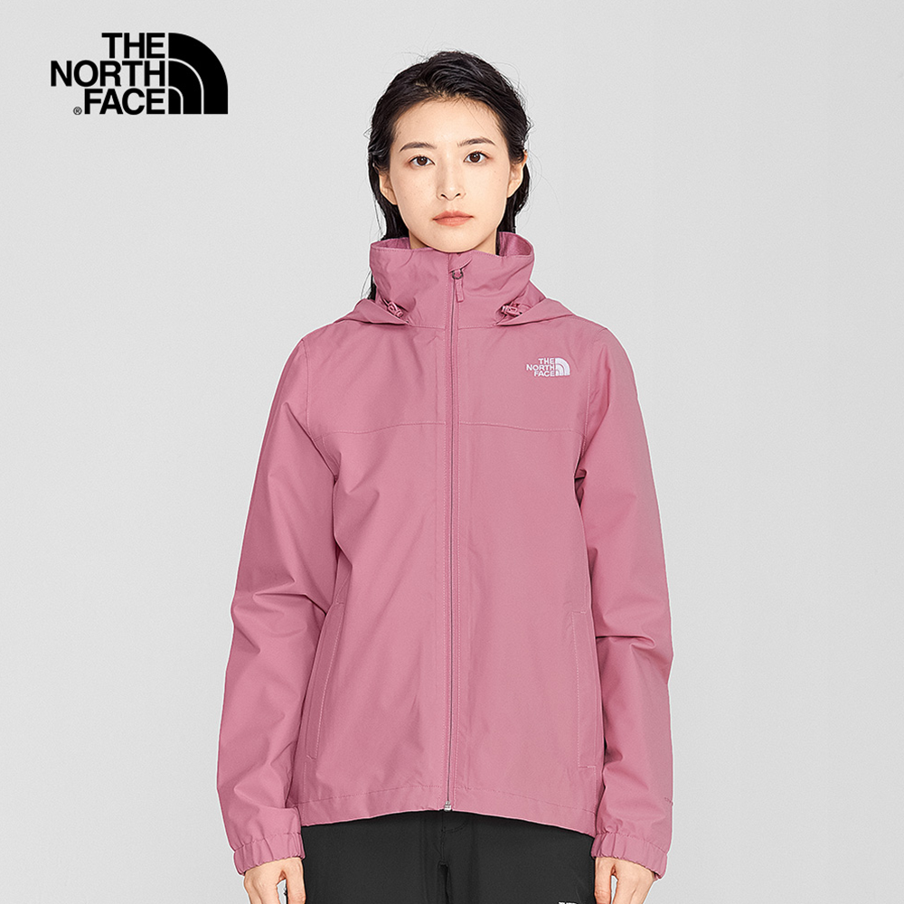 代購 THE NORTH FACE女 防水透氣連帽衝鋒衣 粉紫 NF0A5AZZZCF DEC