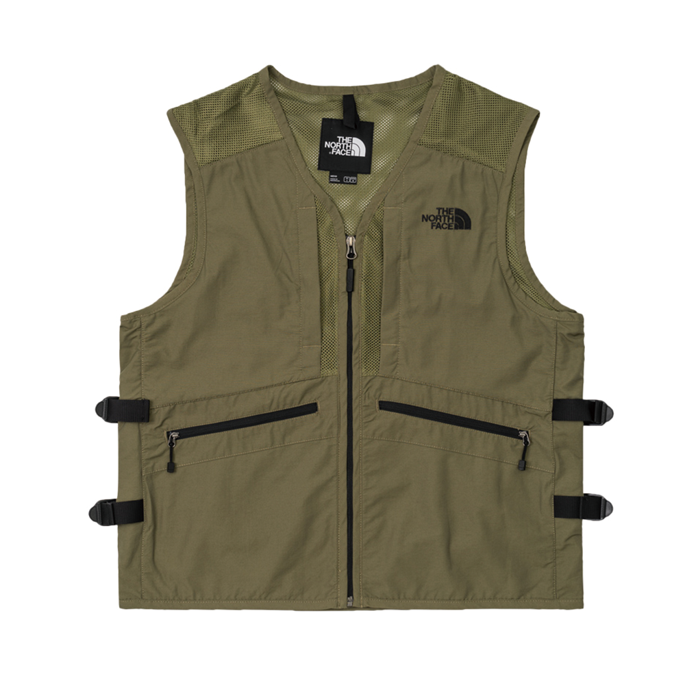 代購 THE NORTH FACE 男 多口袋可調節休閒背心 綠NF0A5JY87D6 DEC