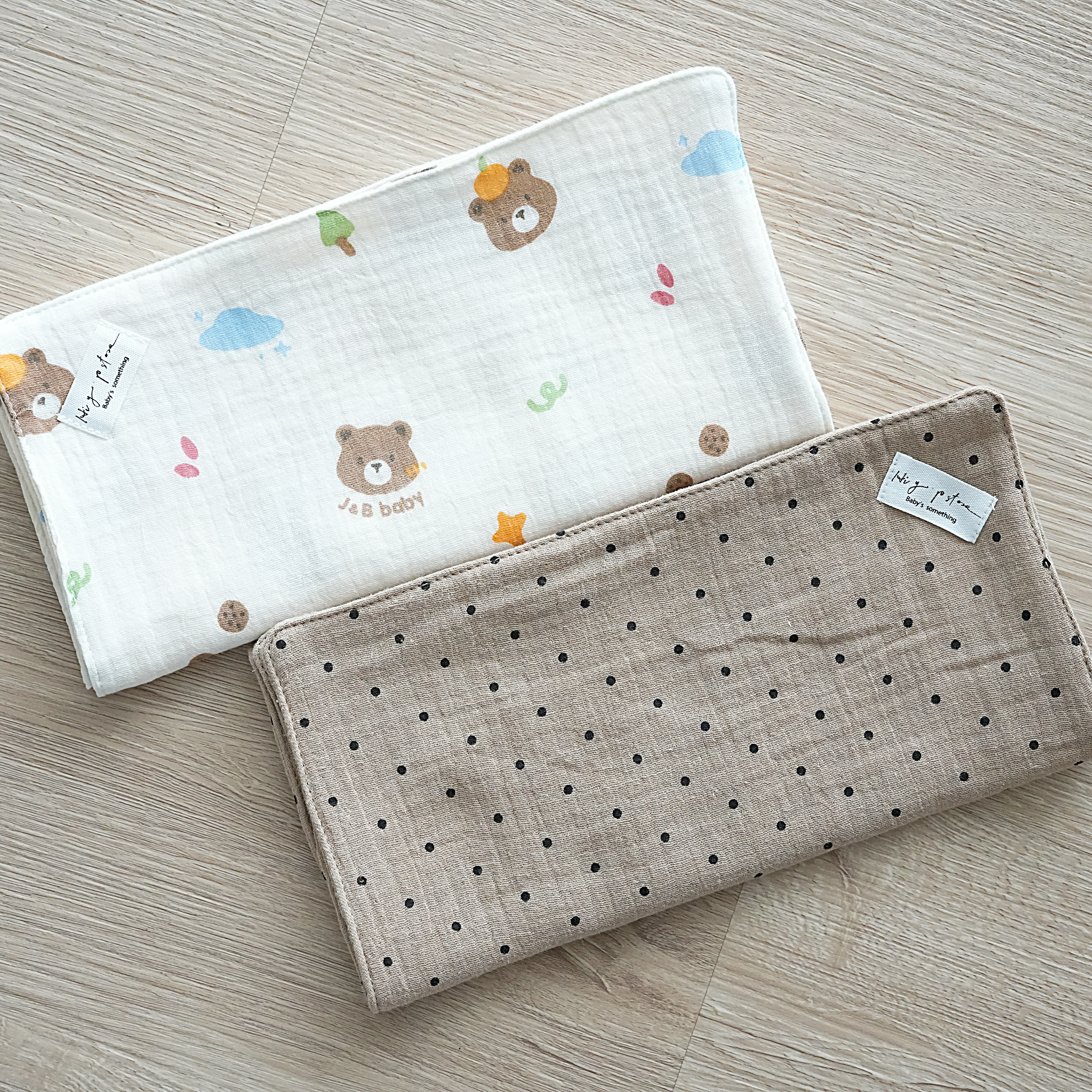 Hi Y.P store-拍嗝巾-可可熊熊-兩件組