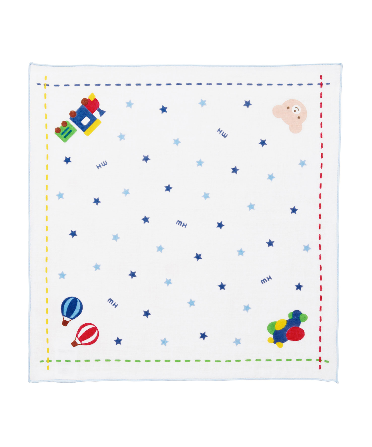 繁星&小熊紗巾手帕（2PCS)