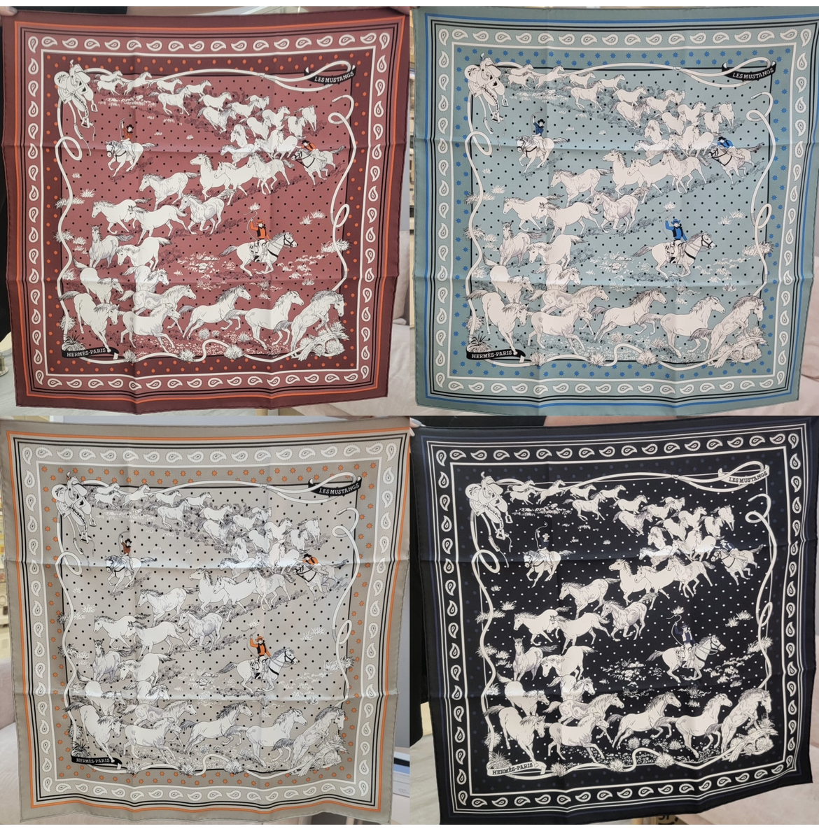 Les Mustangs bandana 55