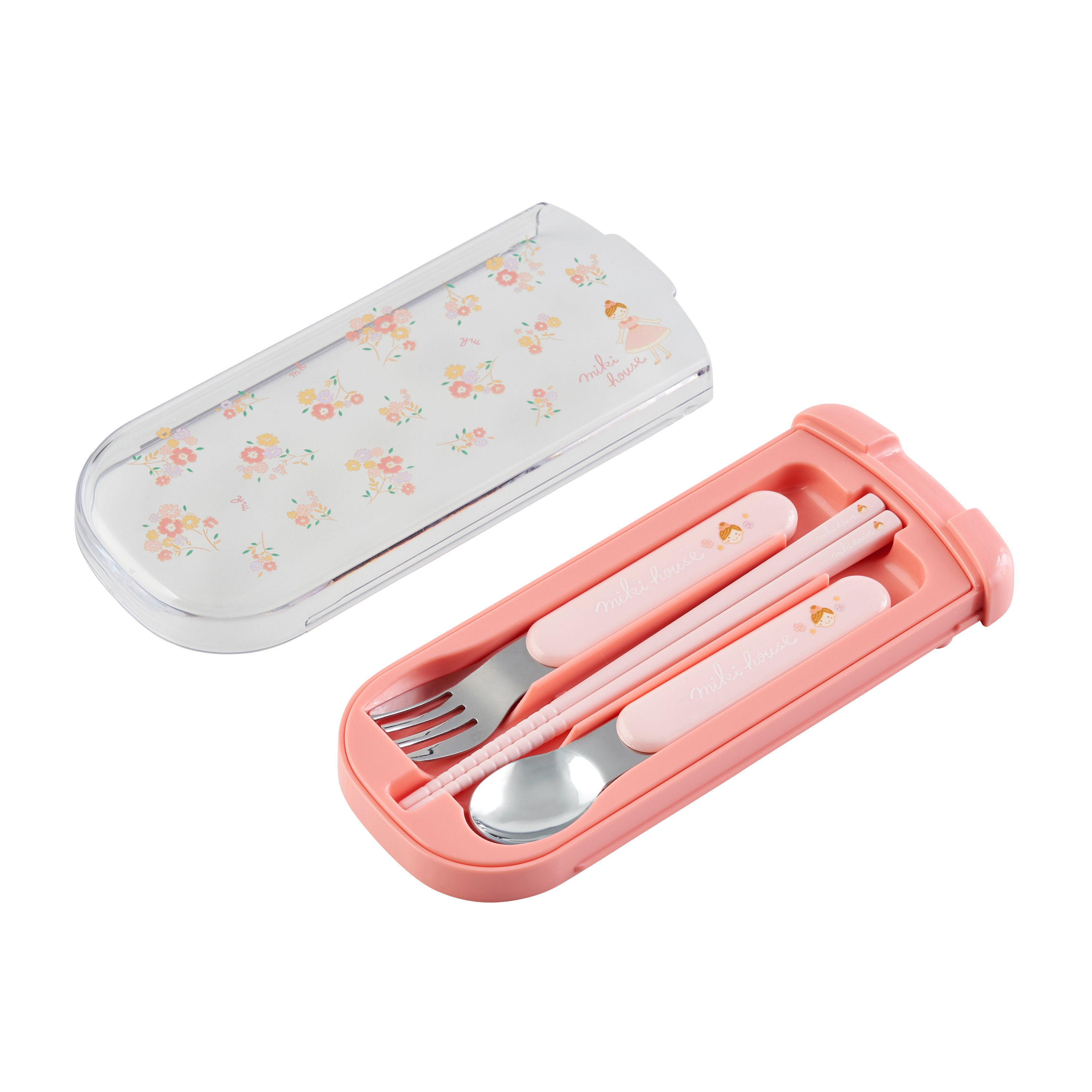 花卉餐具三件套