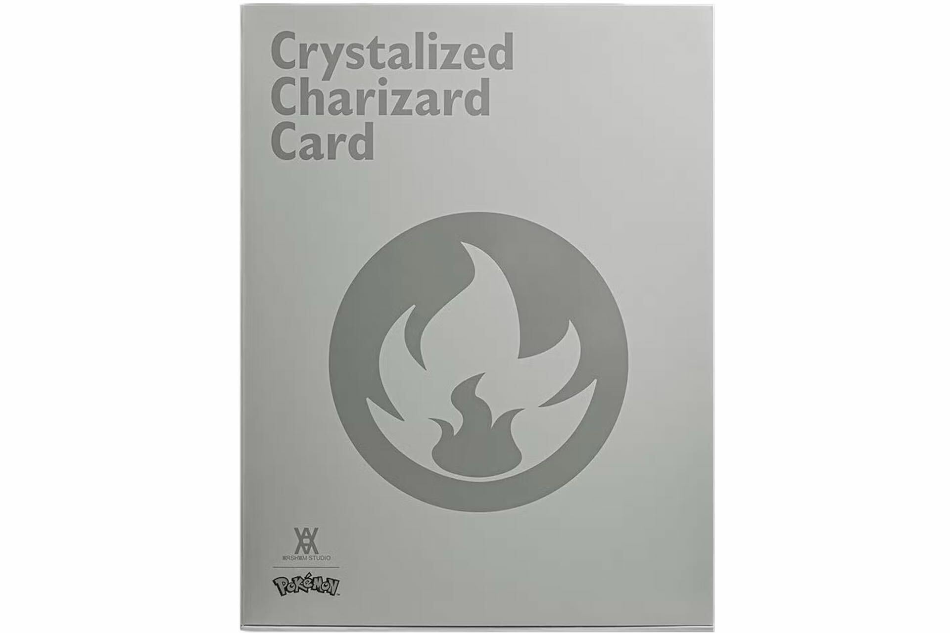 Daniel Arsham Pokemon Indigo Plateau CRYSTALIZED CHARIZARD CARD Sculpture (White)