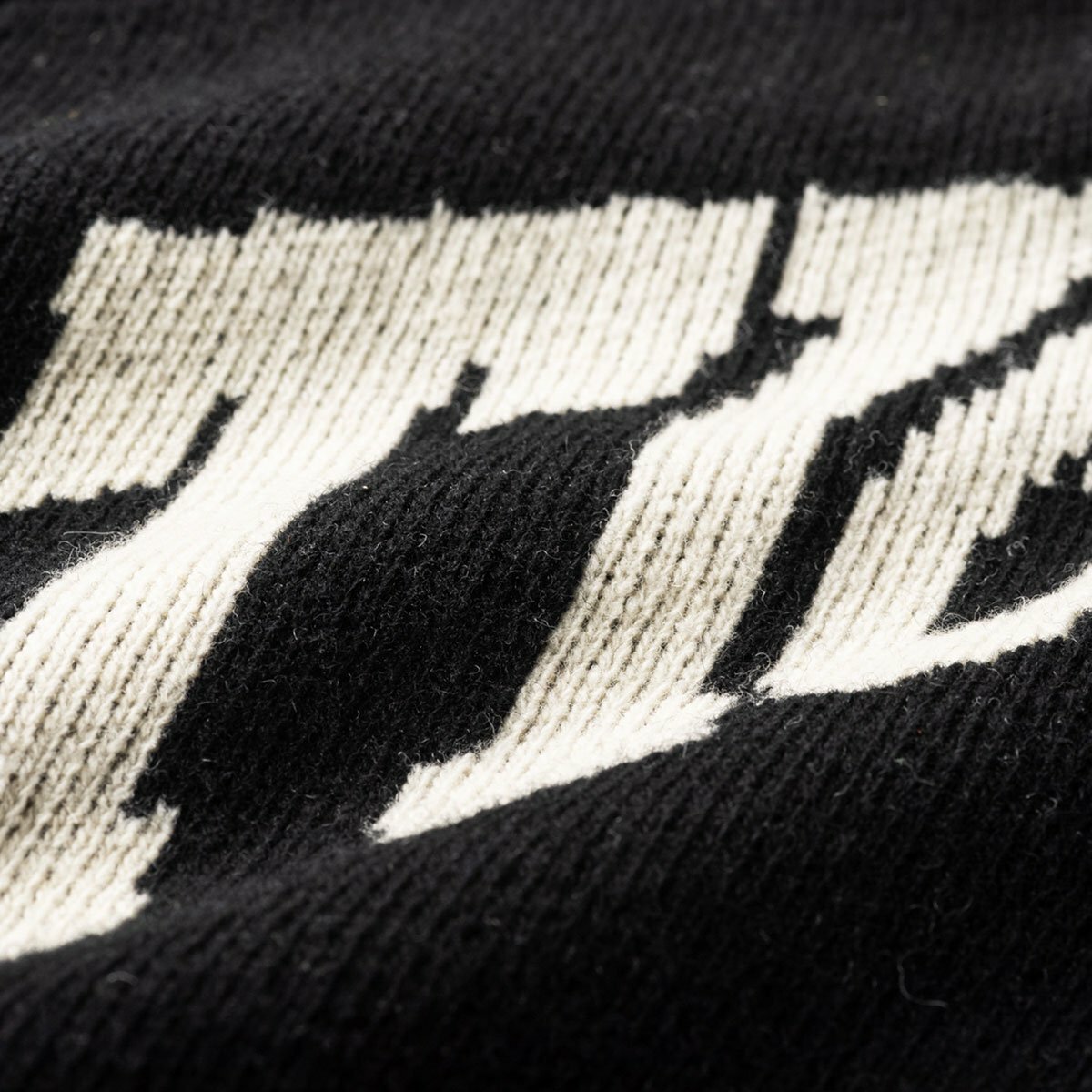 TIGHTBOOTH - Acid Logo Knit Sweater - Black