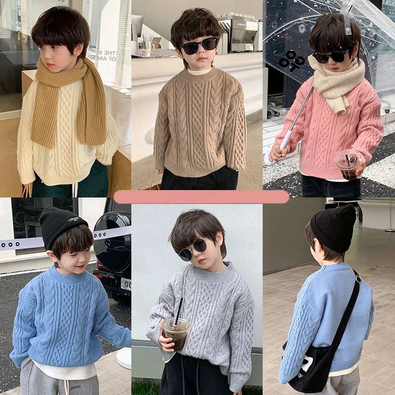 現貨出清 經典款麻花加厚針織毛衣  5色