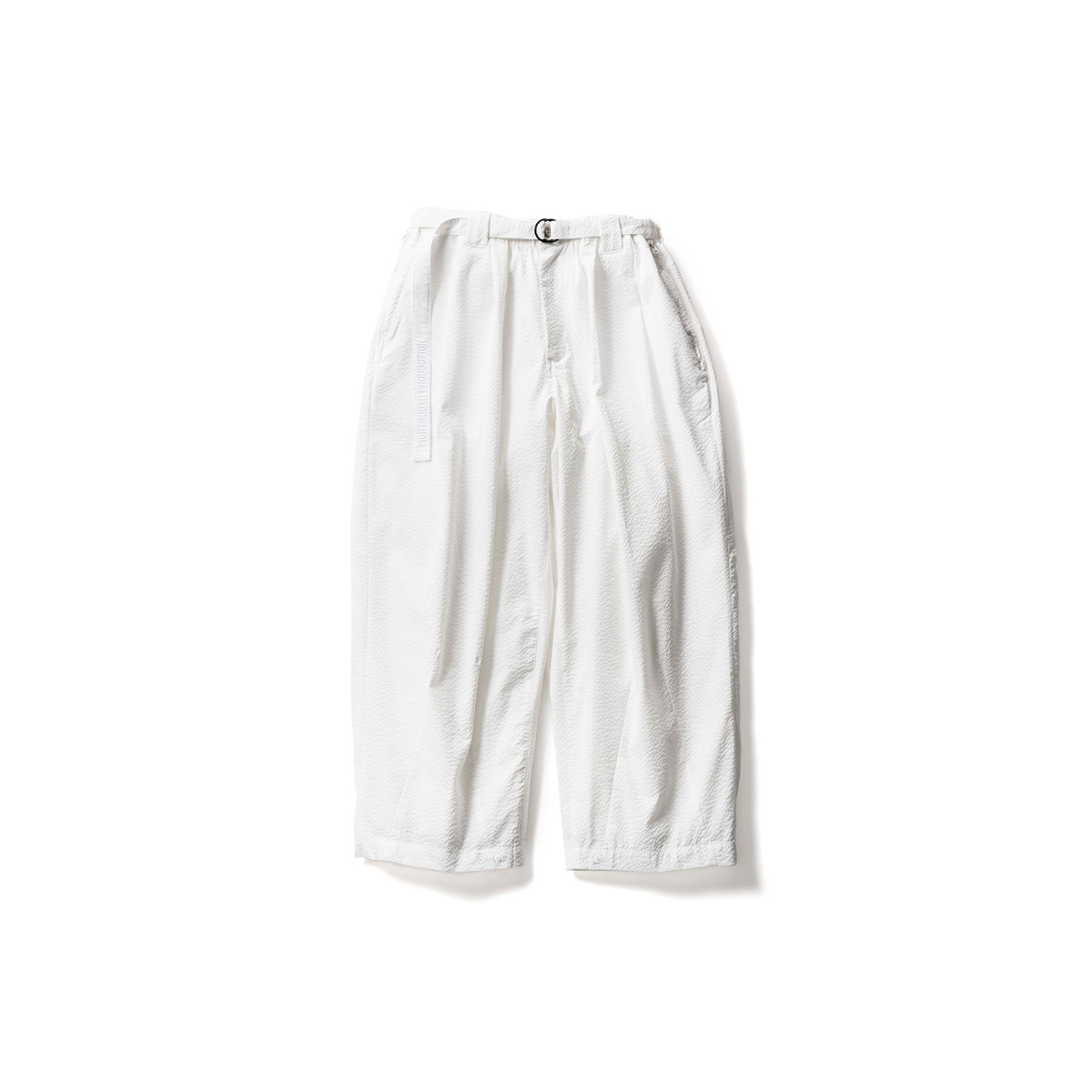 TIGHTBOOTH - Sucker Stripe Baggy Slacks - White