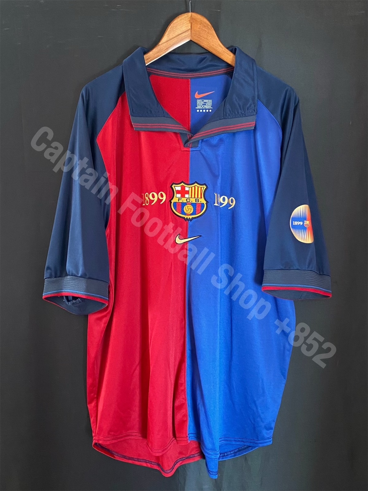 (球員版) 巴塞隆拿 1999-2000 Nike 百周年主場 球員版球衣