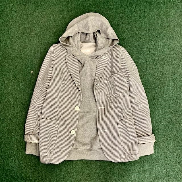 ⚠️ON SALE: VISVIM WHITE/GRAY ACADEMIA BLAZER (HICKORY) - SIZE L IN STOCK NOW (現貨發售中)