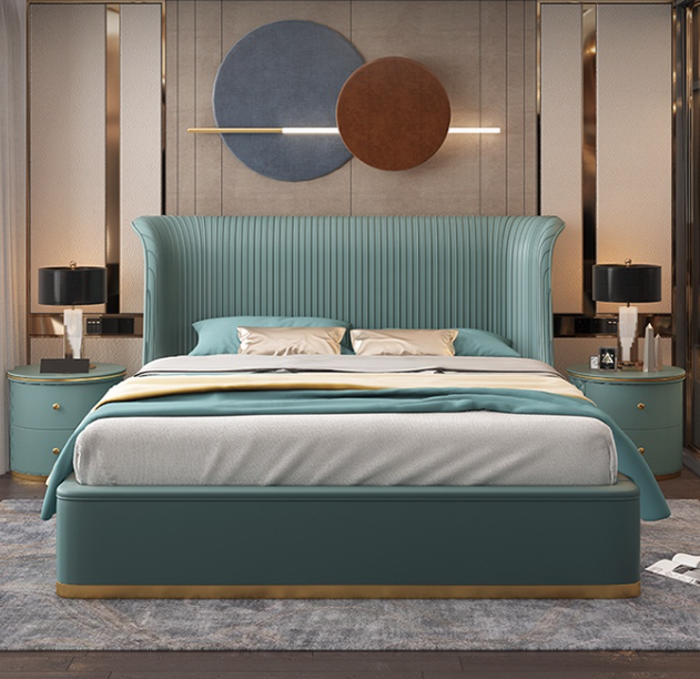 珊瑚軟包床架 AOZ-M166